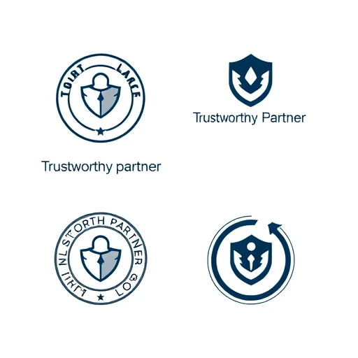 Trustworthy partner logos with a security theme